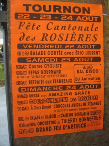 La fête des Rosières 2014- près du Grand Gite La Gabertie